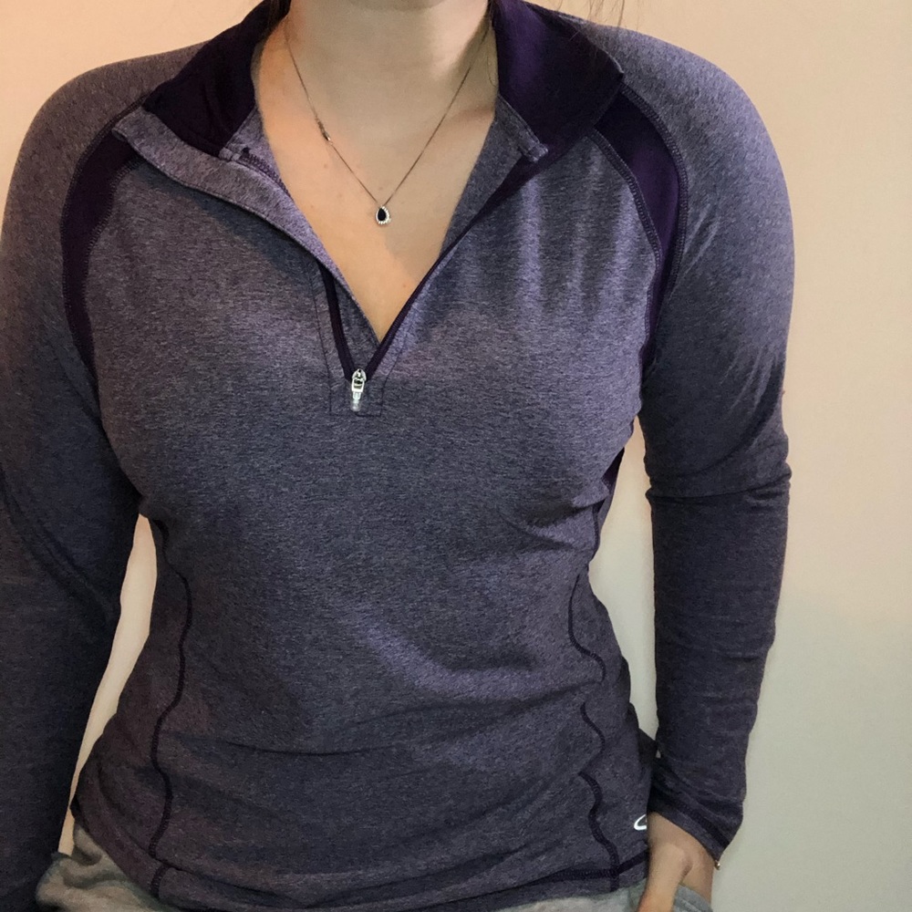 Champion workout sweatshirt quarter zip